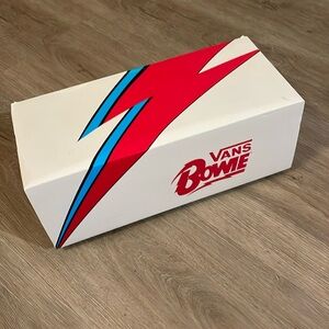 Vans X David Bowie - Black Star slip-ons. Size 7 women. Size 5.5 men.